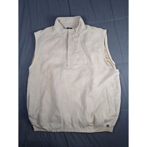 Zero Restriction Vest Mens XXL Tan Sleeveless Lightweight Golf Pockets‎ Hiking